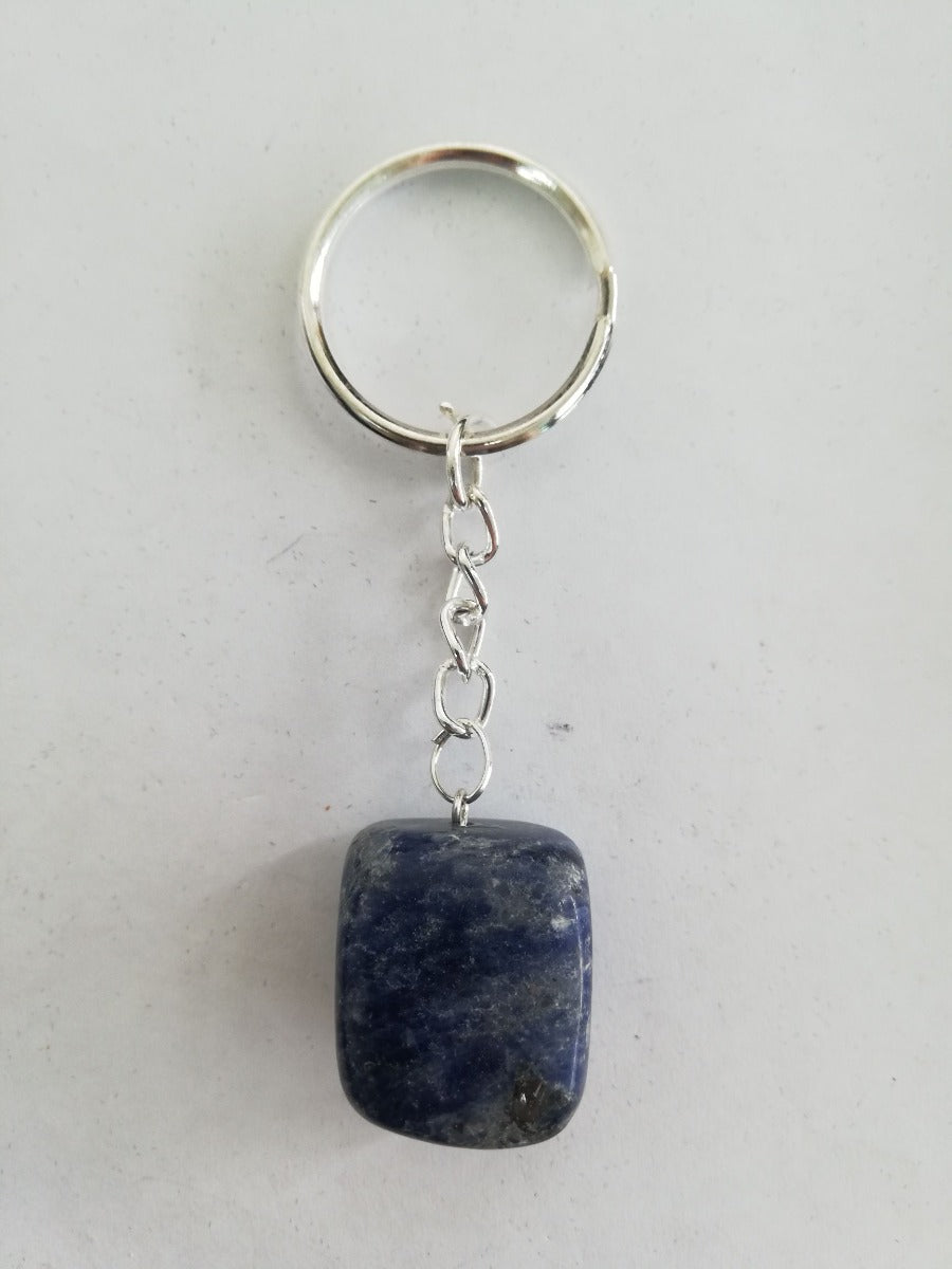 Sodalite Tumble Keyring Sodalite Tumble Keyring